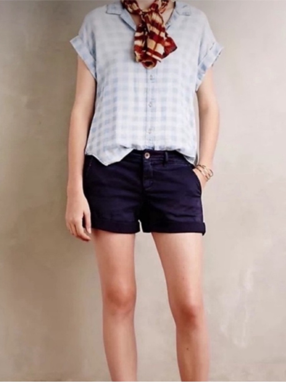Anthropologie Pilcro & the Letterpress Chino Hyphen Shorts